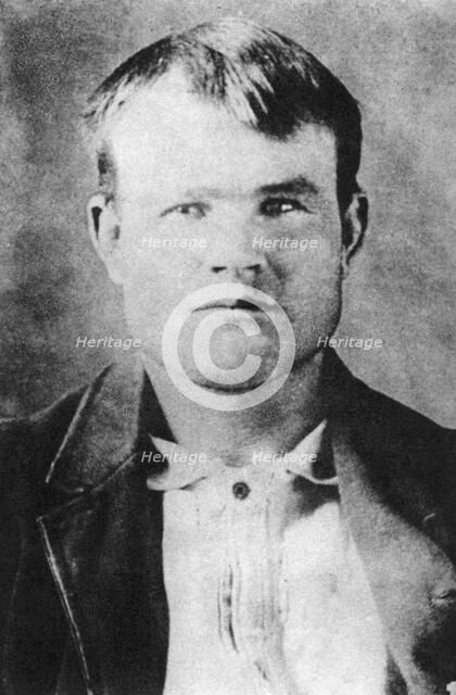Butch Cassidy, American outlaw, 1894-1896 (1954). Artist: Unknown