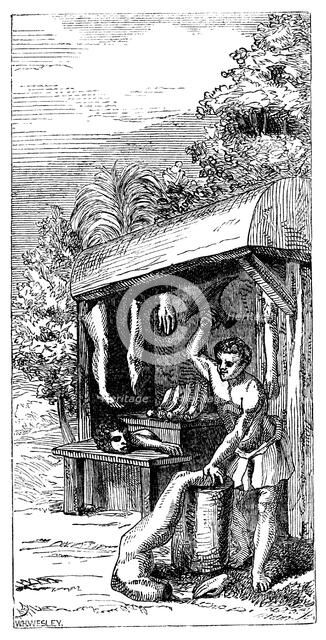 'Butcher's Shop of the Anziques', 1598, (1863). Creator: WH Wesley.