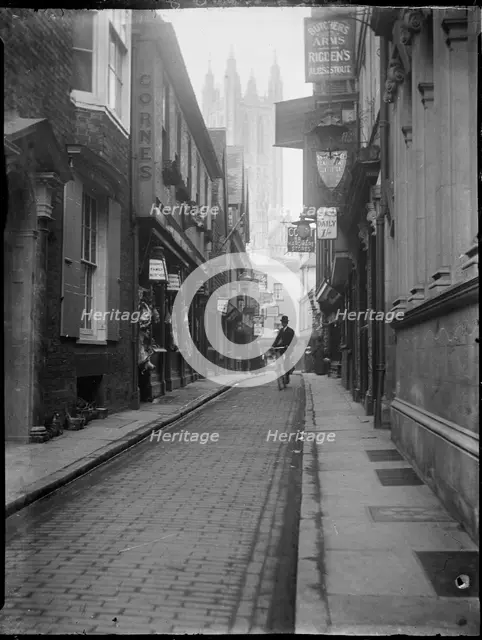 Butchery Lane, Canterbury, Kent, 1904. Creator: Katherine Jean Macfee.