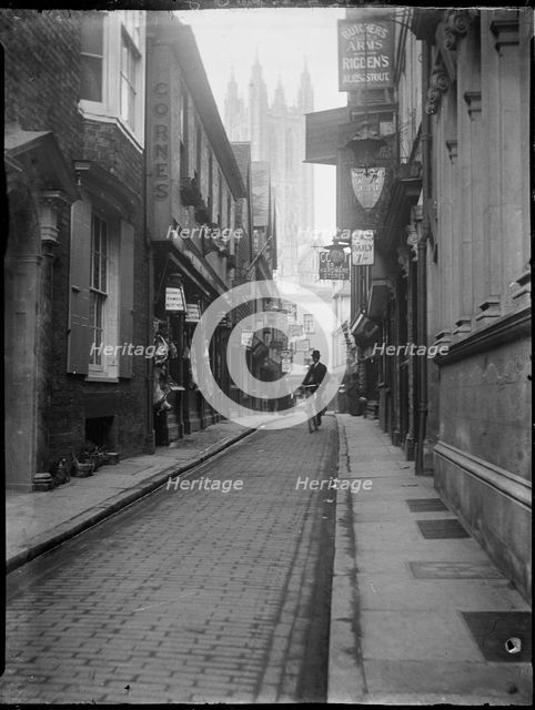 Butchery Lane, Canterbury, Kent, 1904. Creator: Katherine Jean Macfee.