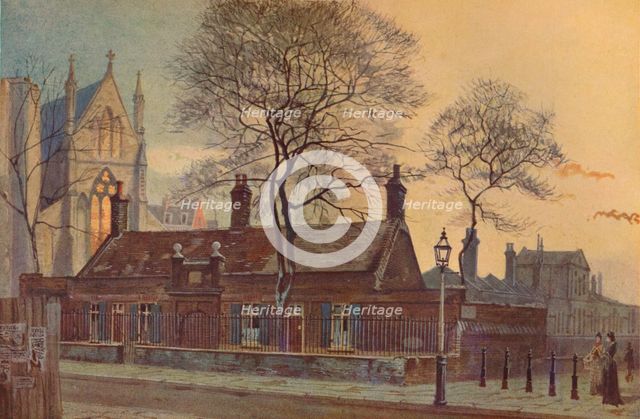 'Butler's Almshouses, Westminster',  London, 1879 (1926). Artist: John Crowther.