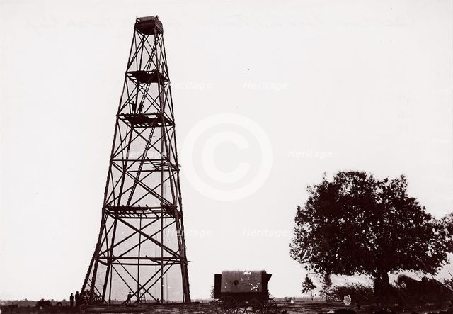 Butler's Lookout Tower, Opposite Dutch Gap, 1865. Creators: Andrew Joseph Russell, Egbert Guy Fowx.
