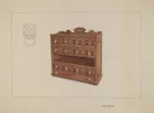 Butler's Table, c. 1936. Creator: Carl Keksi