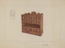 Butler's Table, c. 1936. Creator: Carl Keksi