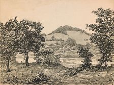 Butler's Hill, Brookville (recto), about 1900. Creator: John Ottis Adams