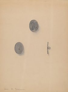 Button, 1935/1942. Creator: John H. Tercuzzi