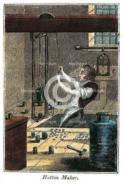 'Button Maker', 1823. Creator: Unknown.