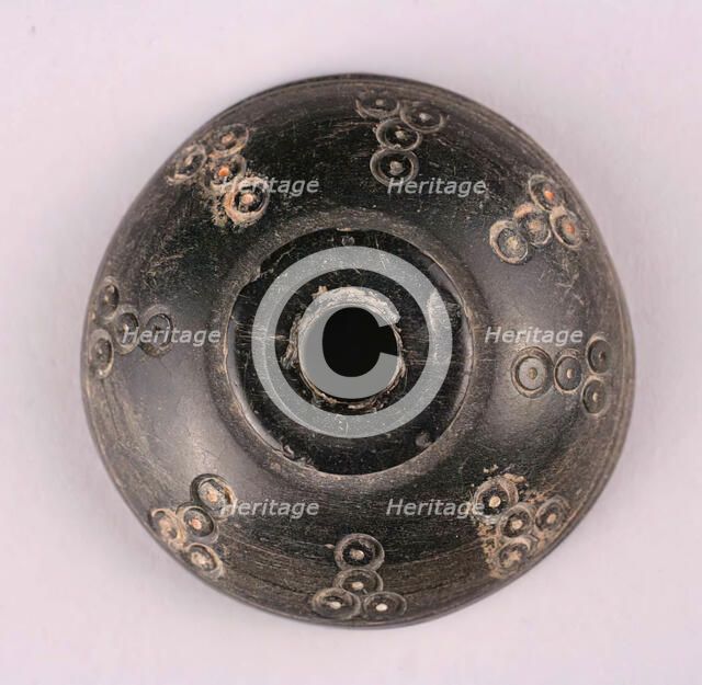 Button or Bead, Iran, 8th-10th century. Creator: Unknown.