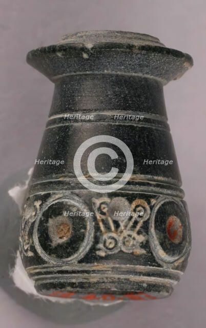 Button or Bead, Iran, 8th-10th century. Creator: Unknown.