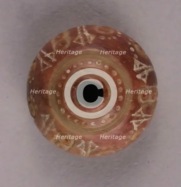 Button or Bead, Iran, 9th-10th century. Creator: Unknown.