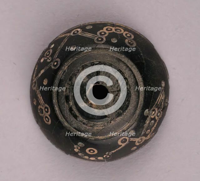 Button or Bead, Iran, 9th-10th century. Creator: Unknown.