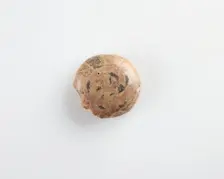 Button bead. One side fragmentary, Ptolemaic Dynasty or Roman Period, 305 BCE-14 CE. Creator: Unknown
