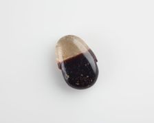 Button bead pendant (one-half of), Ptolemaic Dynasty, 4th century BCE. Creator: Unknown