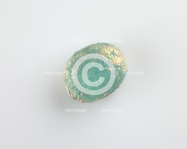 Button bead, Ptolemaic Dynasty, 3rd century BCE. Creator: Unknown.