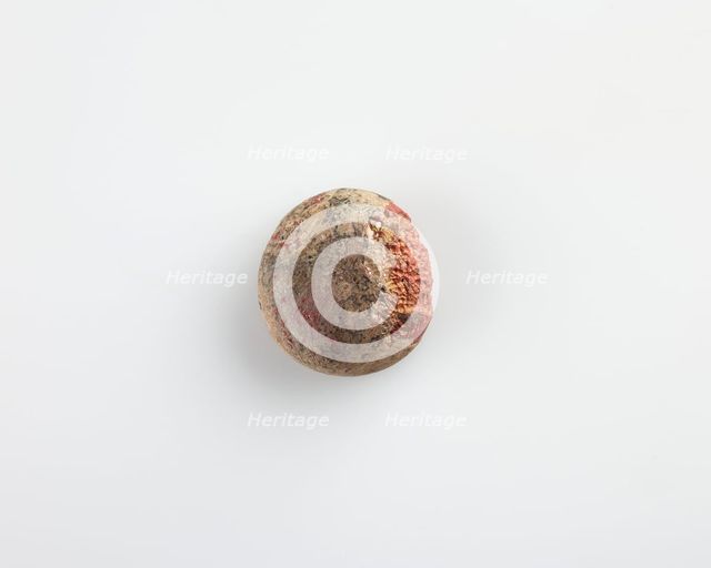 Button bead, Ptolemaic Dynasty or Roman Period, 305 BCE-14 CE. Creator: Unknown.