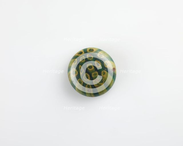 Button bead, Ptolemaic Dynasty to Roman Period, 305 BCE-14 CE. Creator: Unknown.