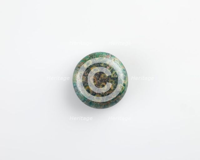 Button bead, Ptolemaic Dynasty to Roman Period, 305 BCE-14 CE. Creator: Unknown.