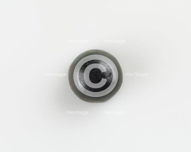 Button bead, Roman period, 1st century. Creator: Unknown.