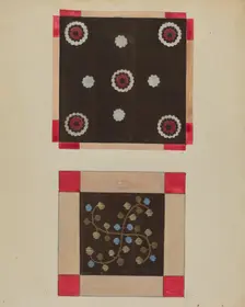 Button Rug, c. 1936. Creator: Jules Lefevere