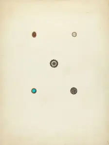 Buttons, 1935/1942. Creator: Charlotte Winter