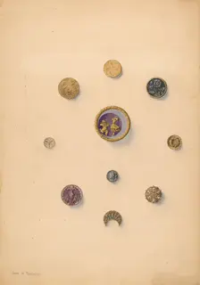Buttons, c. 1937. Creator: John H. Tercuzzi