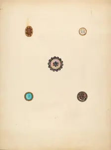 Buttons, c. 1940. Creator: Mary Fitzgerald