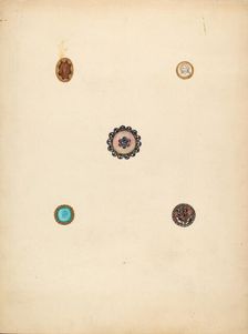 Buttons, c. 1940. Creator: Mary Fitzgerald
