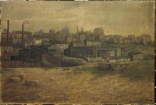 Butte aux Cailles, view of rue Vulpian, 13th arrondissement, 1901. Creator: Eugene de Menorval