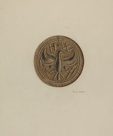 Butter Mold, 1935/1942. Creator: Albert J. Levone
