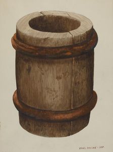 Butter Mold, 1937. Creator: Ethel Dougan