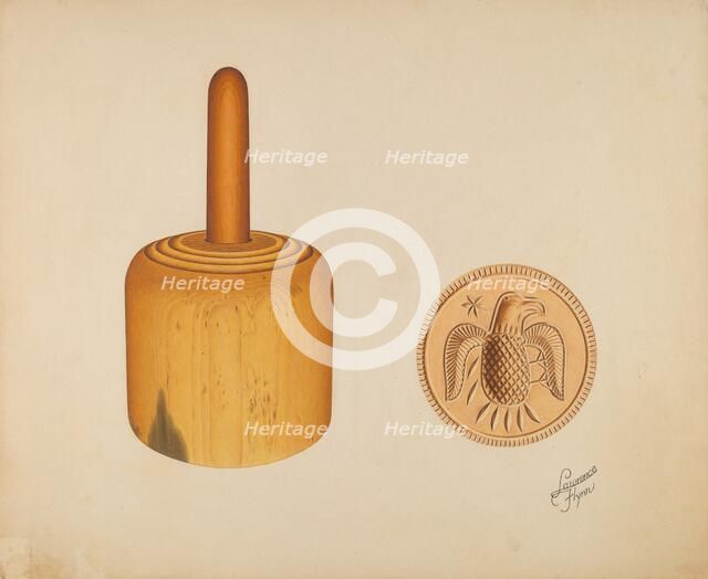 Butter Mold, c. 1937. Creator: Lawrence Flynn.