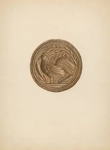 Butter Mold, c. 1938. Creator: Roy Weber