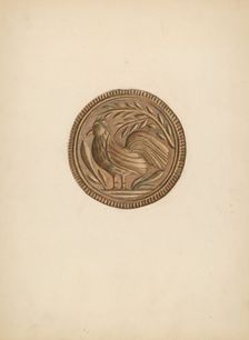 Butter Mold, c. 1938. Creator: Roy Weber