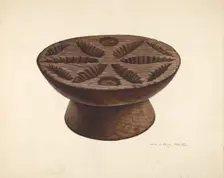 Butter Mold, c. 1939. Creator: John Price