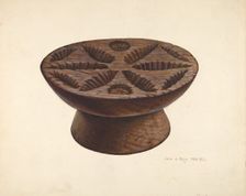 Butter Mold, c. 1939. Creator: John Price