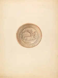 Butter Mold, c. 1939. Creator: Roberta Spicer