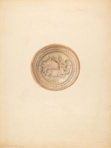 Butter Mold, c. 1939. Creator: Roberta Spicer