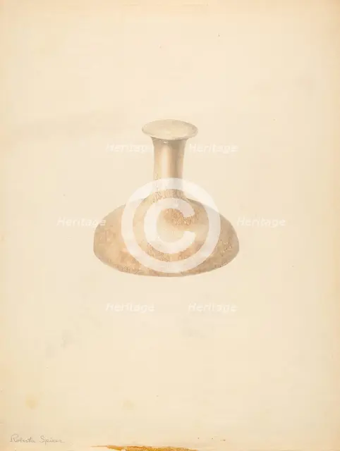 Butter Mold, c. 1939. Creator: Roberta Spicer.