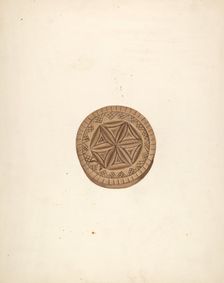 Butter Mold, c. 1941. Creator: Mary Owen