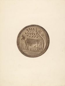 Butter Mold, c. 1941. Creator: Michael Rekucki