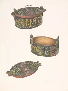 Butter Box, c. 1938. Creator: William Spiecker