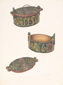 Butter Box, c. 1938. Creator: William Spiecker