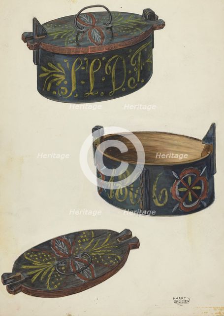 Butter Box, c. 1953. Creator: Harry Grossen.