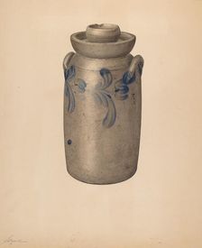 Butter Churn, c. 1940. Creator: Giacinto Capelli