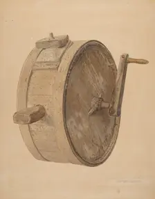 Butter Churn, c. 1942. Creator: Harold Ballerd