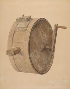 Butter Churn, c. 1942. Creator: Harold Ballerd