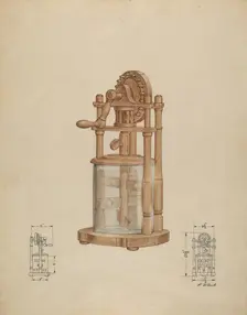 Butter Churn, c. 1936. Creator: Paul Ward