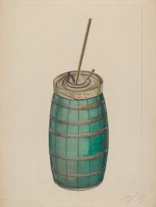 Butter Churn, c. 1937. Creator: Jay Katz