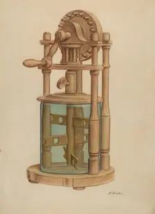 Butter Churn, c. 1939. Creator: Paul Ward