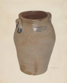 Butter Crock, 1936. Creator: Jerome Hoxie